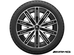 21" AMG fælge med sommerdæk til EQS SUV 2022-2025