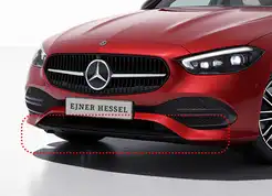 Pynteliste i forkofanger til C-Klasse 2021-2025