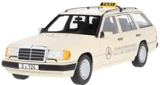 Mercedes S124 1:18 Taxi