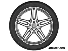19" AMG fælge med sommerdæk til E-Klasse 2016-2023