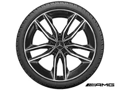 22" AMG fælge med sommerdæk til GLE SUV 2019-2025