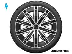 21" AMG fælge med vinterdæk til EQE SUV 2023-2025