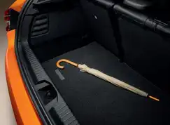 Vendbar bagagerumsmåtte til Clio V 2019-2024