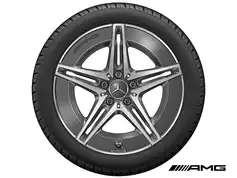18" AMG fælge med sommerdæk til C-Klasse 2021-2025