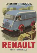 Renault Vintage Plakat
