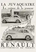 Renault Juvaquatre Plakat