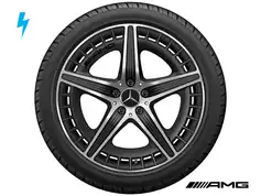 21" AMG fælge med vinterdæk til EQE SUV 2023-2025