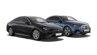 CLA 250+ with EQ Technology Sedan + C 400 4MATIC Sedan