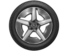 19" AMG fælge med vinterdæk til GLB 2026