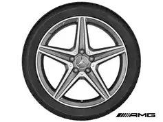 18" AMG fælge med sommerdæk til E-Klasse 2016-2023