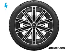 21" AMG fælge med vinterdæk til EQS SUV 2022-2025