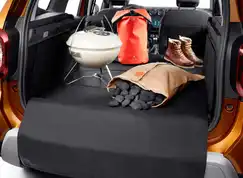 Vendbar bagagerumsmåtte til Duster II 2017-2024