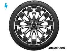 21" AMG fælge med vinterdæk til EQE SUV 2023-2025