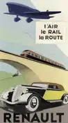 Renault L'Air Le Rail La Route Plakat